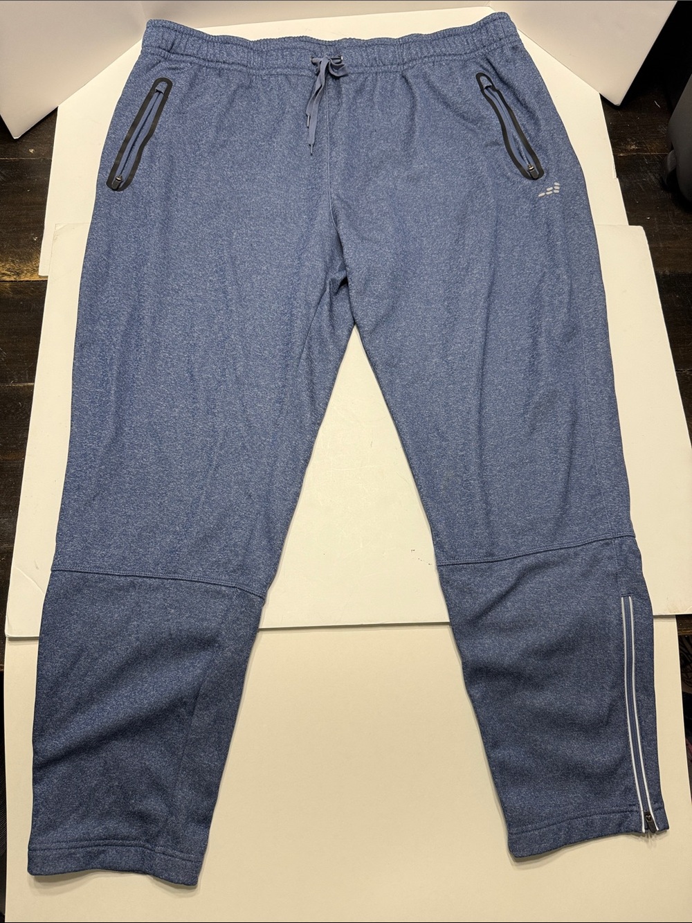 LOFT Men's Heathered Navy Blue Athletic Jogger Pants